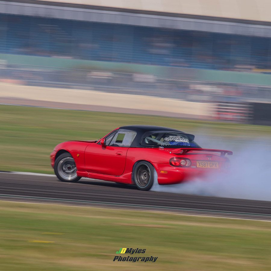Harry Penny drifting at Japfest