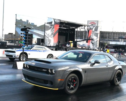 Dodge Demon drag racing