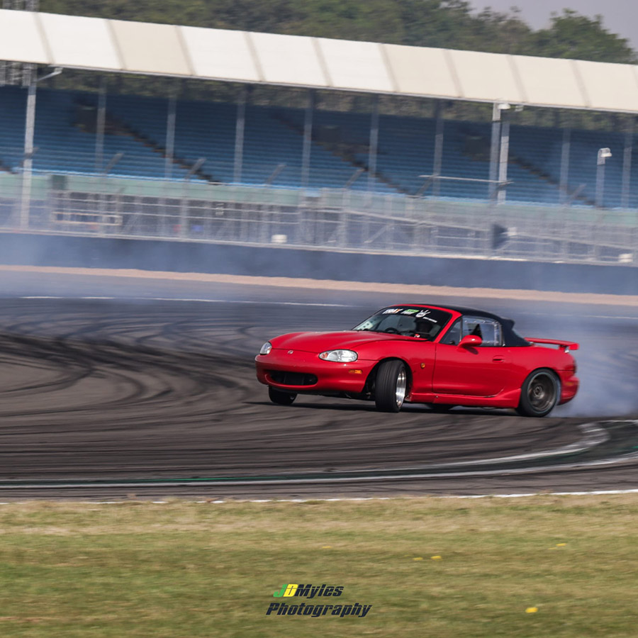 Harry Penny drifting at Japfest
