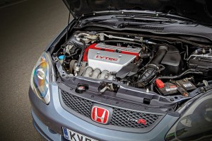 The Civic EP3's engine feature variable valve timing.