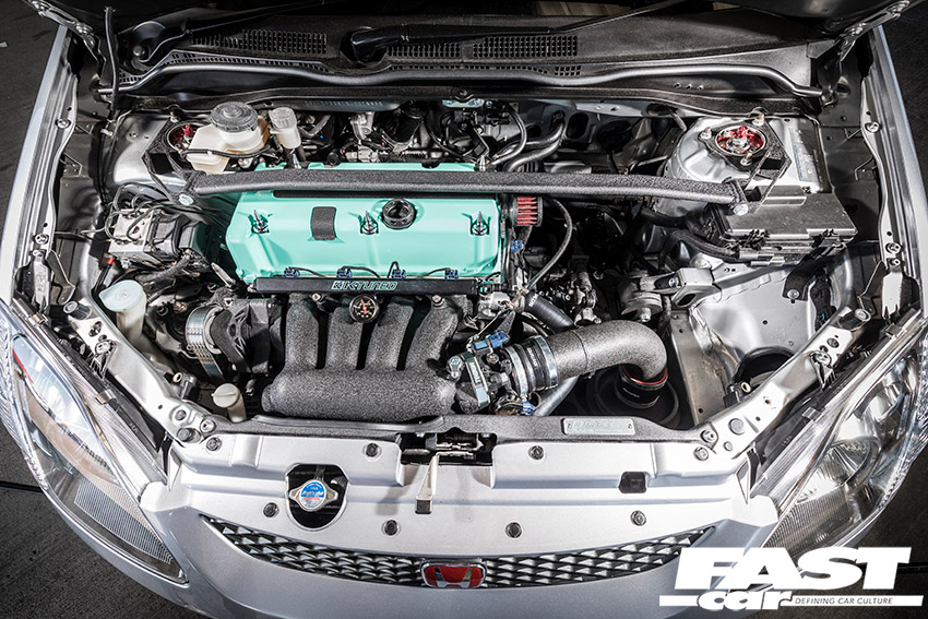 Modified Honda Civic Type R EP3 engine