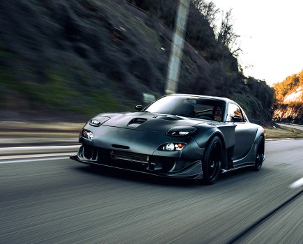 Modified FD RX-7 front driving 3/4