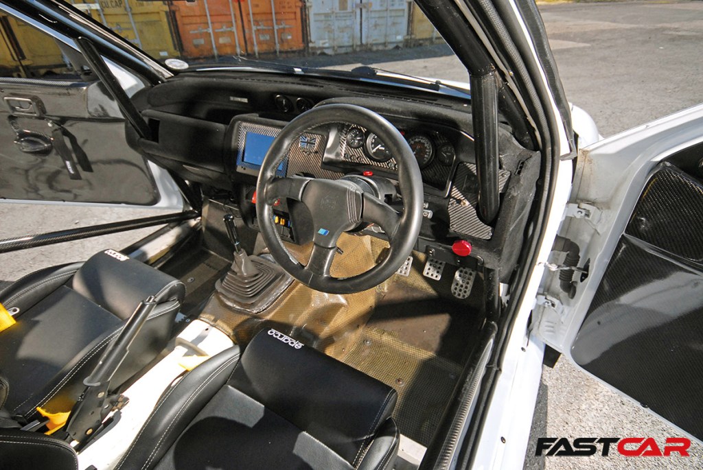 modified ford escort cosworth interior