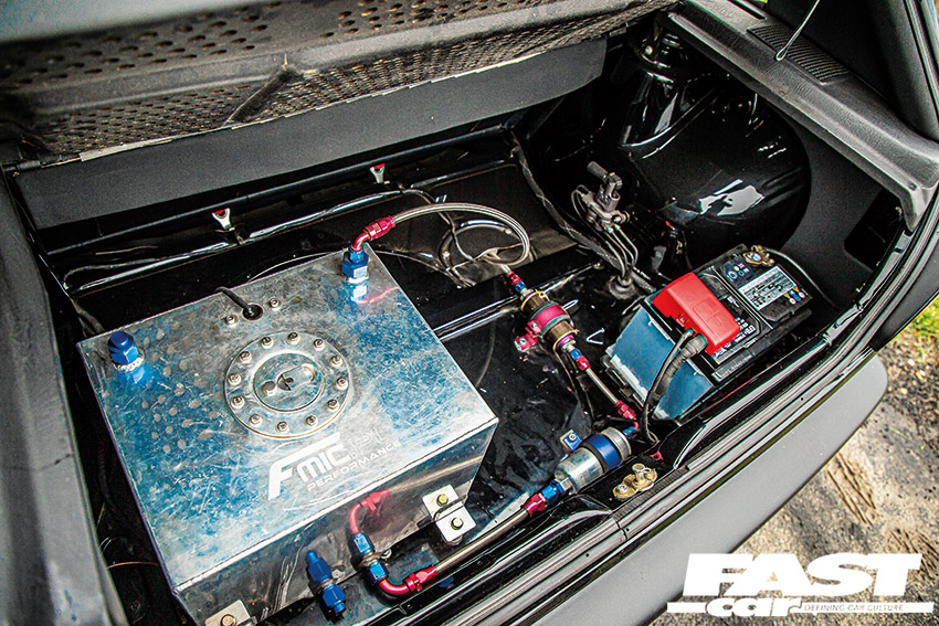 Car battery and fuel system