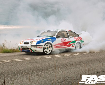 Sierra RS Cosworth driving