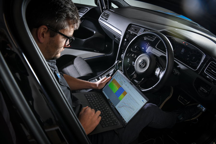 Tuning a VW via a laptop