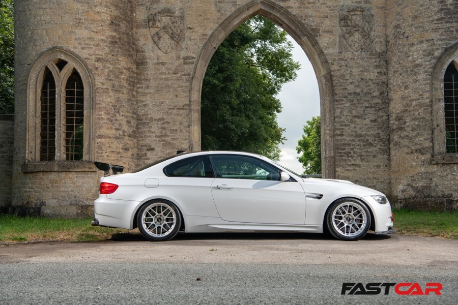 supercharged E92 M3 side profile