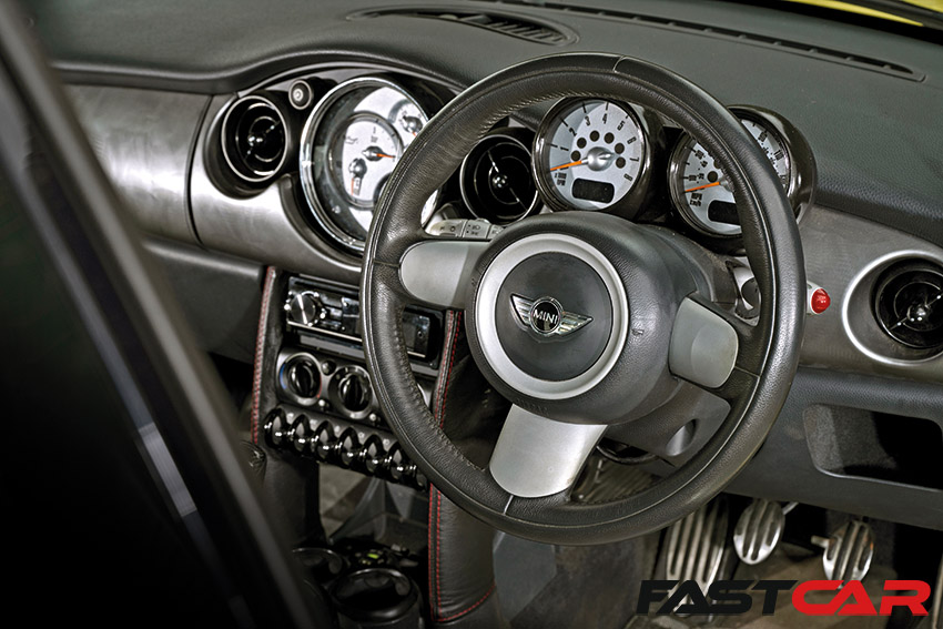Interior on tuned R53 mini