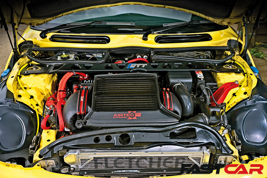 Engine shot of tuned R53 mini