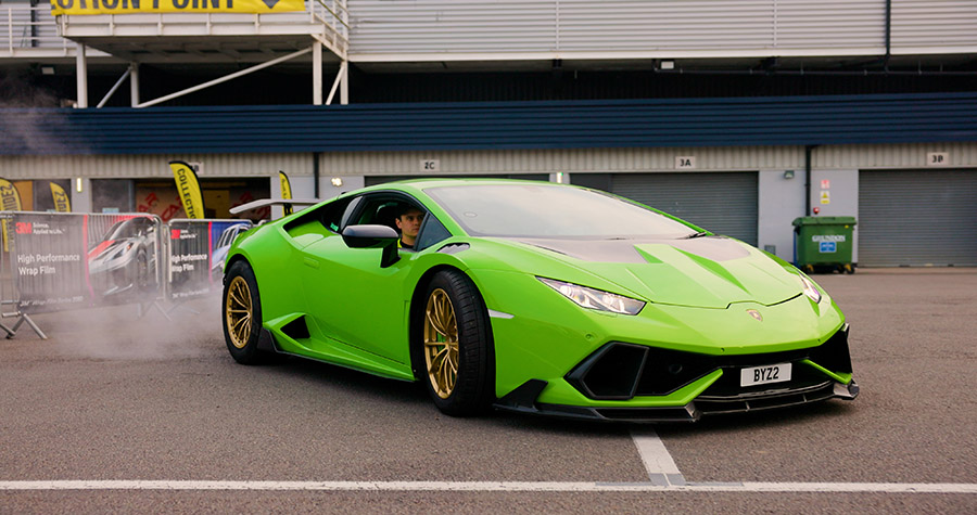 Twin Turbo Lamborghini Huracan front 3/4